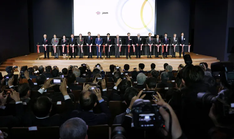 熊本廠花22個月建造，進展快速。路透社