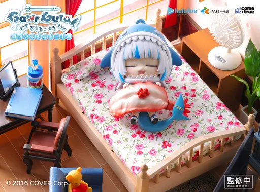 全球訂閱數最多的VTuber！鯊鯊化身一卡通在壽司郎展出　蝦民今天搶爆