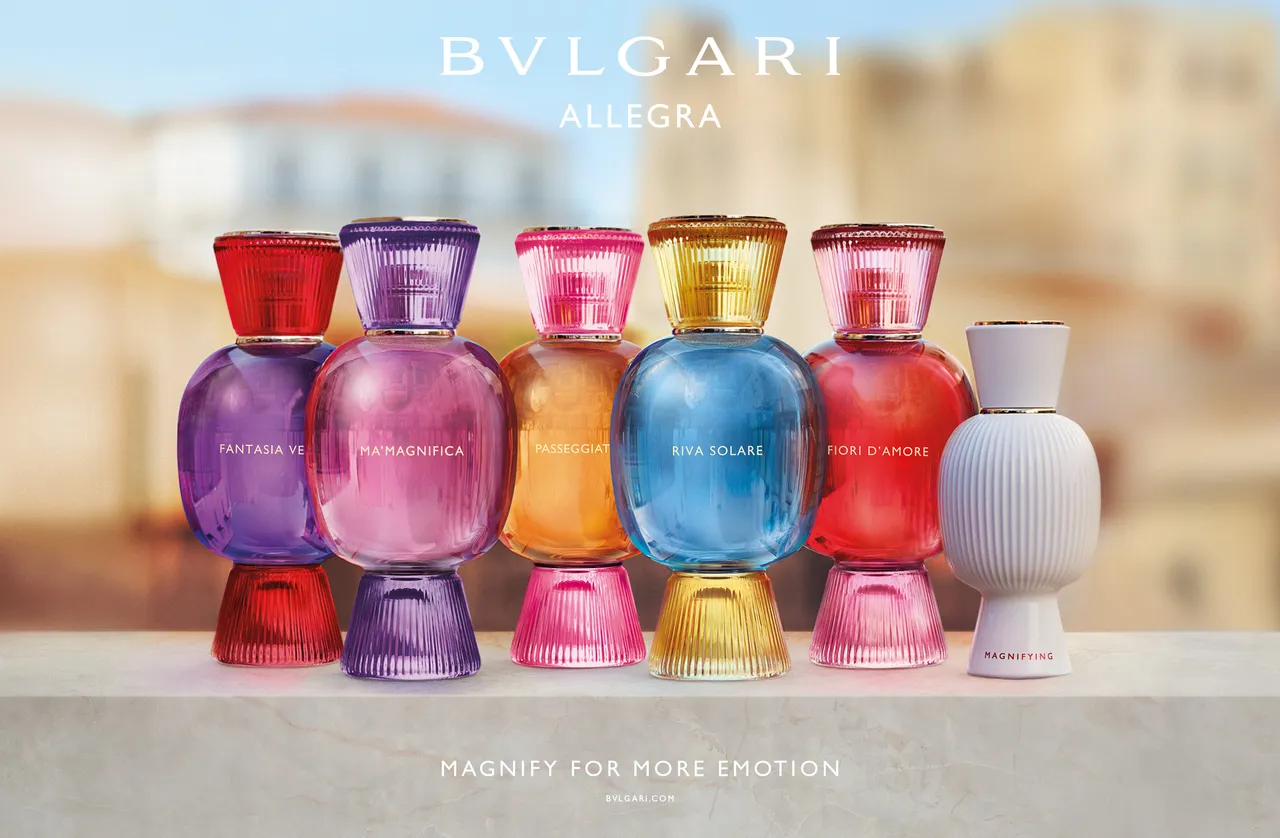 寶格麗Allegra悅享盛典系列,淡香精100ml/8975元、精醇香水40ml/6975元。品牌提供