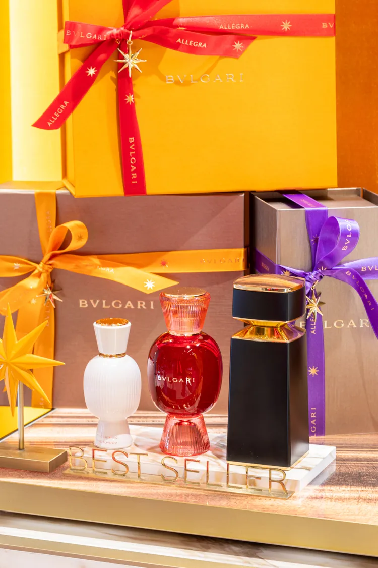 寶格麗Diamond Towers新櫃位以頂級香氛為主打。品牌提供