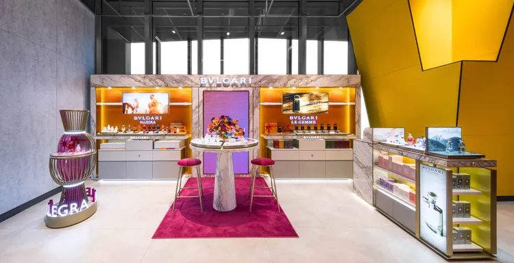 寶格麗香氛位在新光三越Diamond Towers的全新櫃位。品牌提供