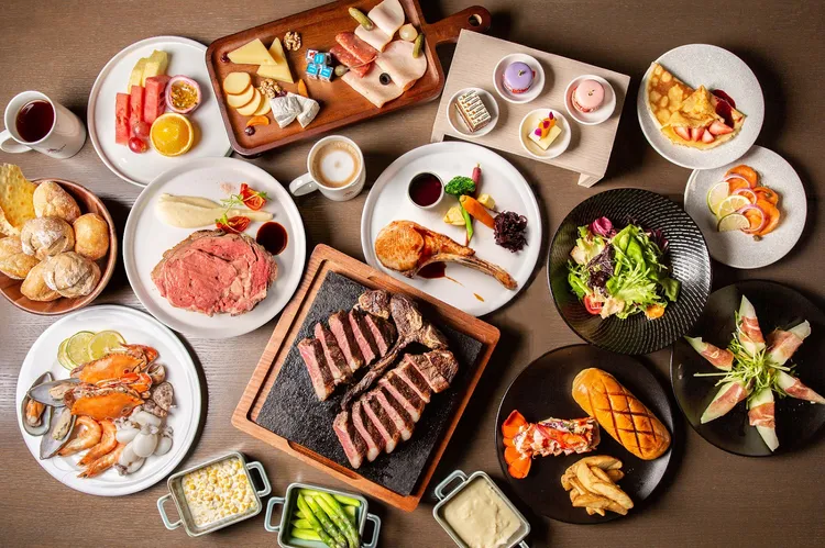 台北萬豪酒店被譽為台北最美Semi-Buffet 的「Garden Kitchen」。業者提供