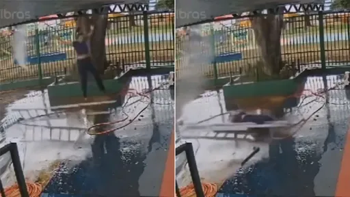 學校女工墜梯撞頭喪命 監視器驚揭扶梯同事落跑40秒就釀禍