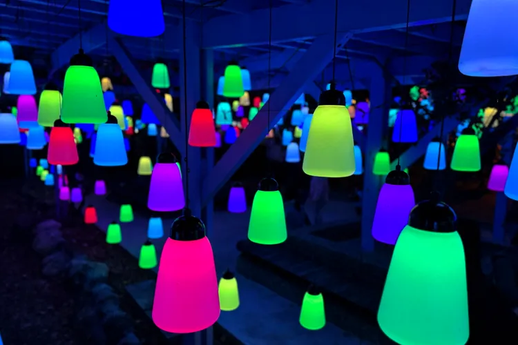 裝置藝術好吸睛。王志弘攝