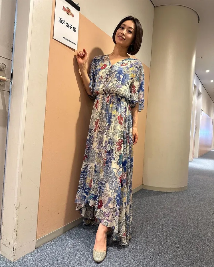 「擋泥板女神」酒井法子抵台觀光大啖美食。翻攝自noriko_sakai_official
 IG