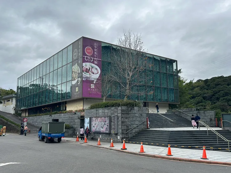 酒井法子中午在故宮晶華餐廳用餐。特勤中心攝
