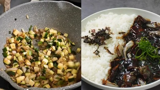 簡單當大廚｜韓式炸醬飯　醬汁搞定就贏了！跟著做不會錯