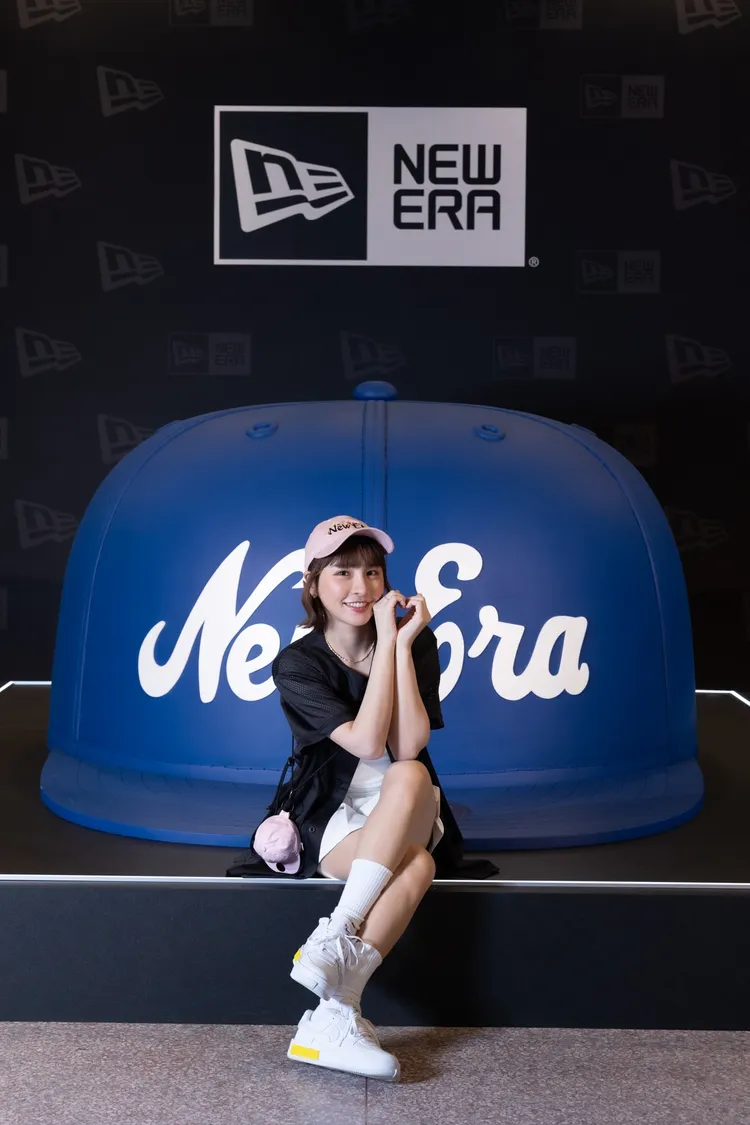 峮峮表示首次走秀自己小緊張。品牌提供