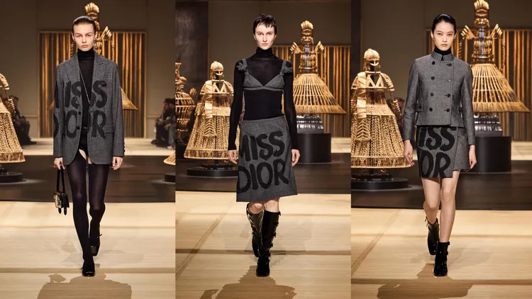DIOR 2024秋冬女裝秀。品牌提供