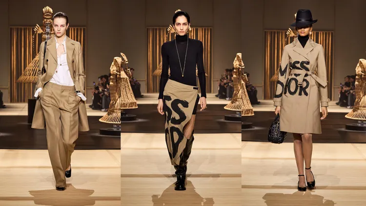 DIOR 2024秋冬女裝秀。品牌提供