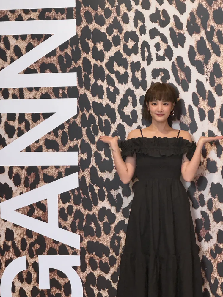 王淨出席丹麥時尚品牌GANNI的開幕活動。劉旻君攝