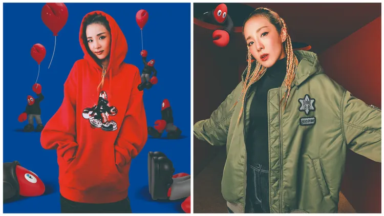 Dara演繹《LOBSTER IN ADVENTURE》聯名系列。品牌提供