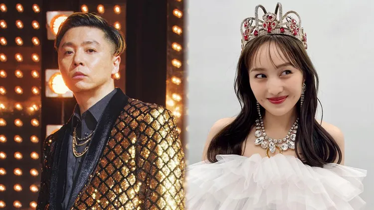 堂本剛（左）上月才宣布和百田夏菜子結婚。翻攝KinKiKids_721推特、百田夏菜子IG