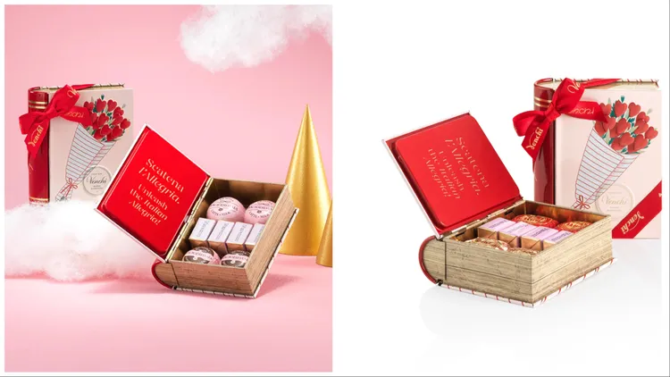 情人節花語傳情小鐵書禮盒 ，980元。品牌提供