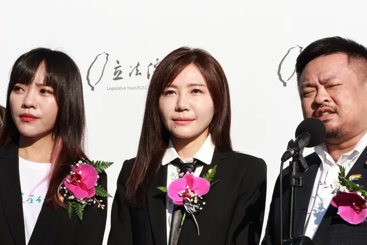 黃捷、吳沛憶與洪申翰。彭欣偉攝