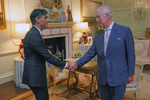 罹癌後首會蘇納克　英王：各界支持讓我熱淚盈眶