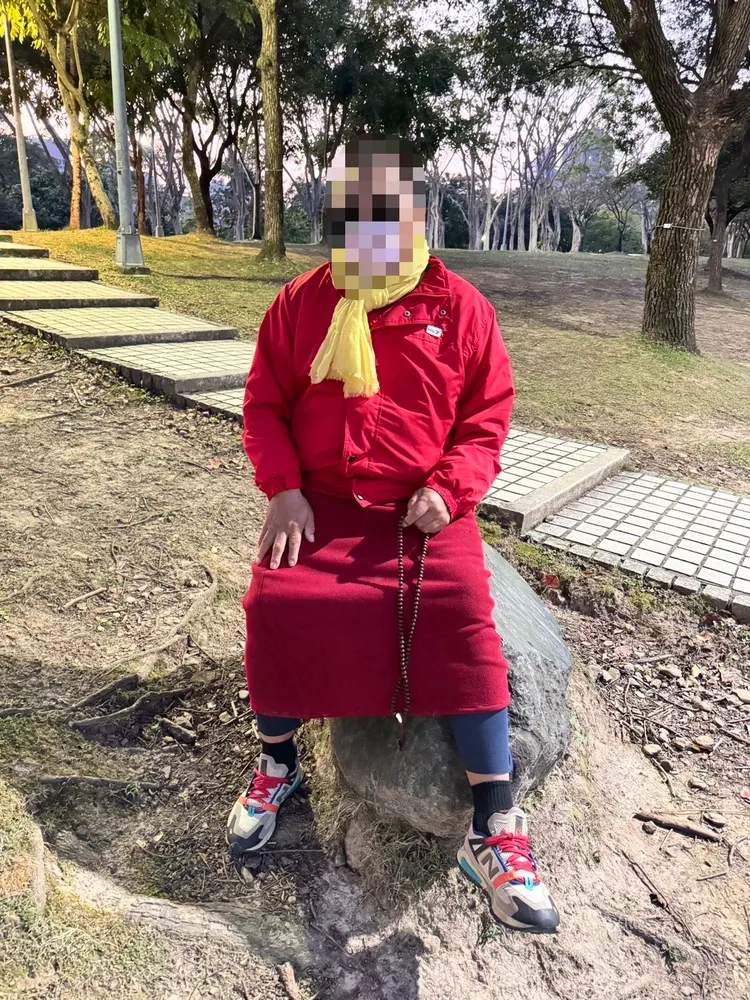 警方找到王姓西藏喇嘛。翻攝畫面