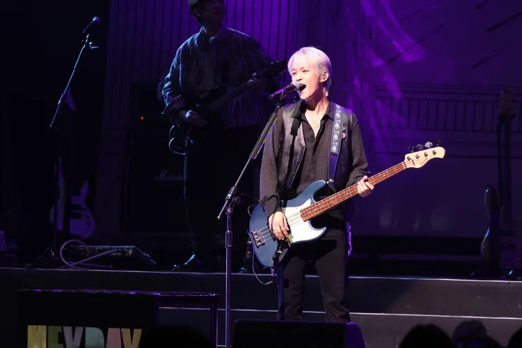 李在真開玩笑罵李洪基耍帥。彭欣偉攝