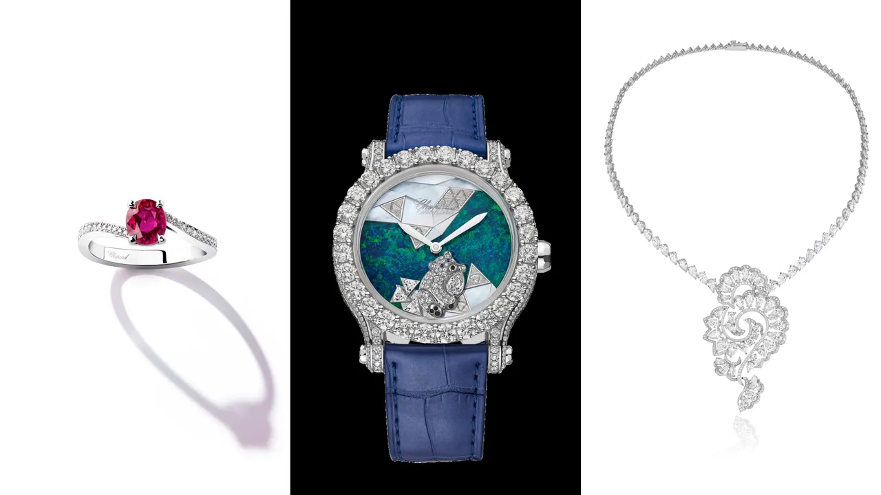 蕭邦高級珠寶在農曆年到來之前登台展演。品牌提供