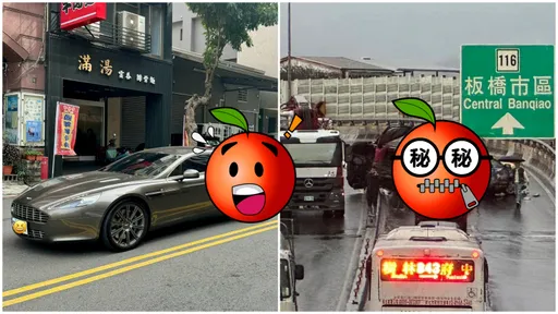 馬路三寶「年獸」總動員!他刮中千萬超跑 逆向對撞翻車算小意思