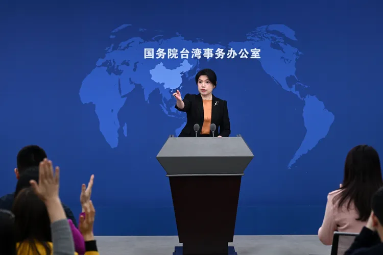 國台辦28日例行記者會，發言人朱鳳蓮向台灣民眾推薦多部中國戲劇及電影。新華社