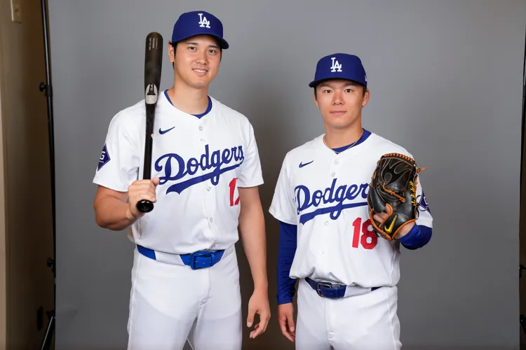 大谷翔平和山本由伸都進到百大球星榜。  美聯社