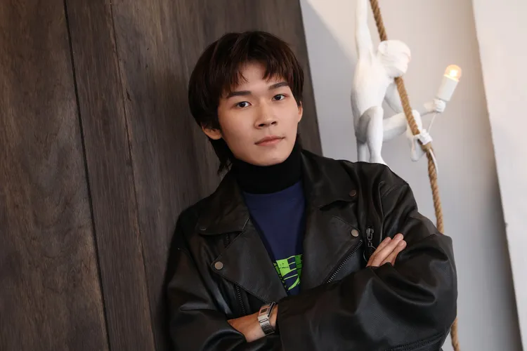 黃聖球不把星二代身分視為壓力。彭欣偉攝