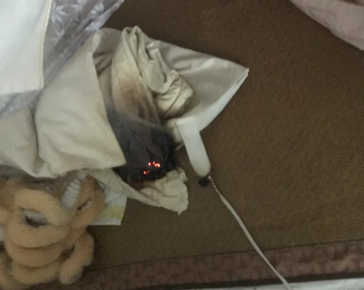 電暖器適度使用，避免使用延長線。新竹市消防局提供