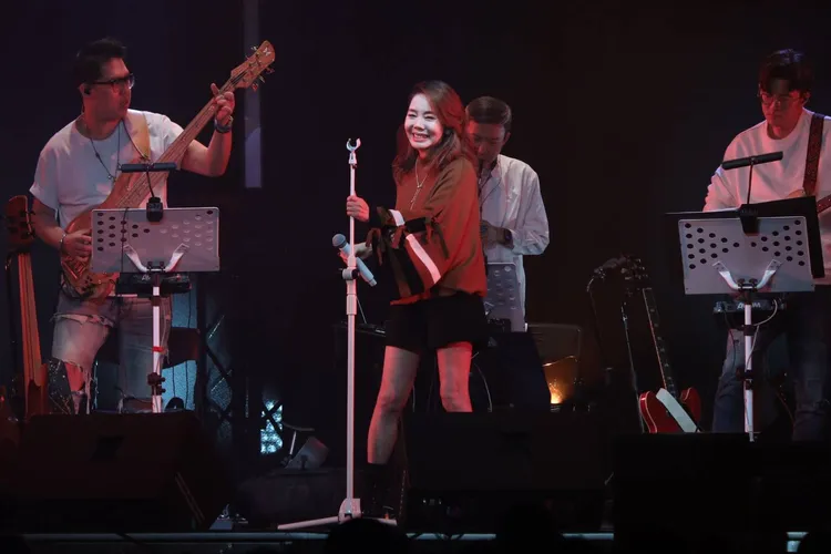 辛曉琪的美聲讓粉絲如痴如醉。娛樂中心攝