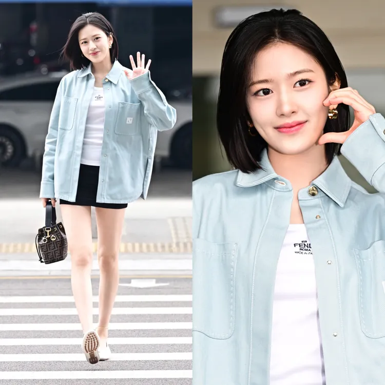 安俞真身著FENDI，外套6萬3200元、背心2萬2500元、金屬繫環芭蕾舞鞋2萬6800元、水桶包6萬1200元。品牌提供