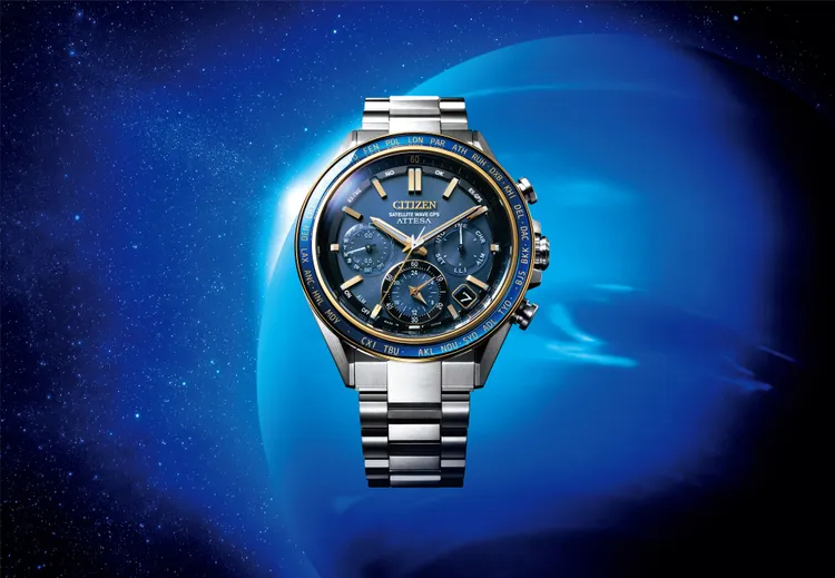 以冰藍色作為設計主調呈現出海王星的湛藍之美。品牌提供