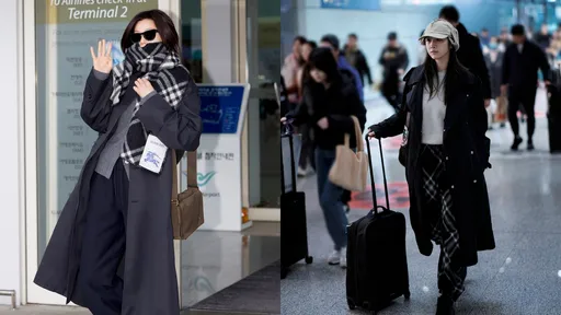 Burberry中韓代言人齊出發賞大秀 機場時尚全智賢氣勢、湯唯隨性