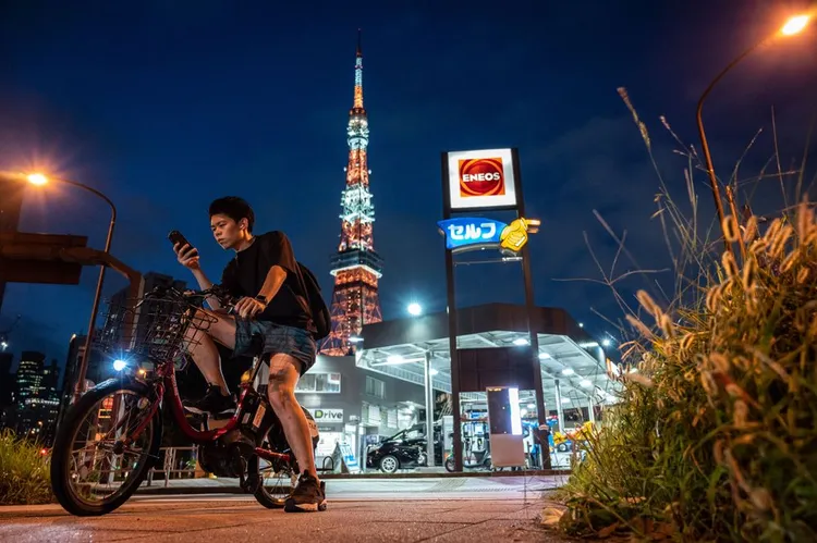 日本景點。法新社