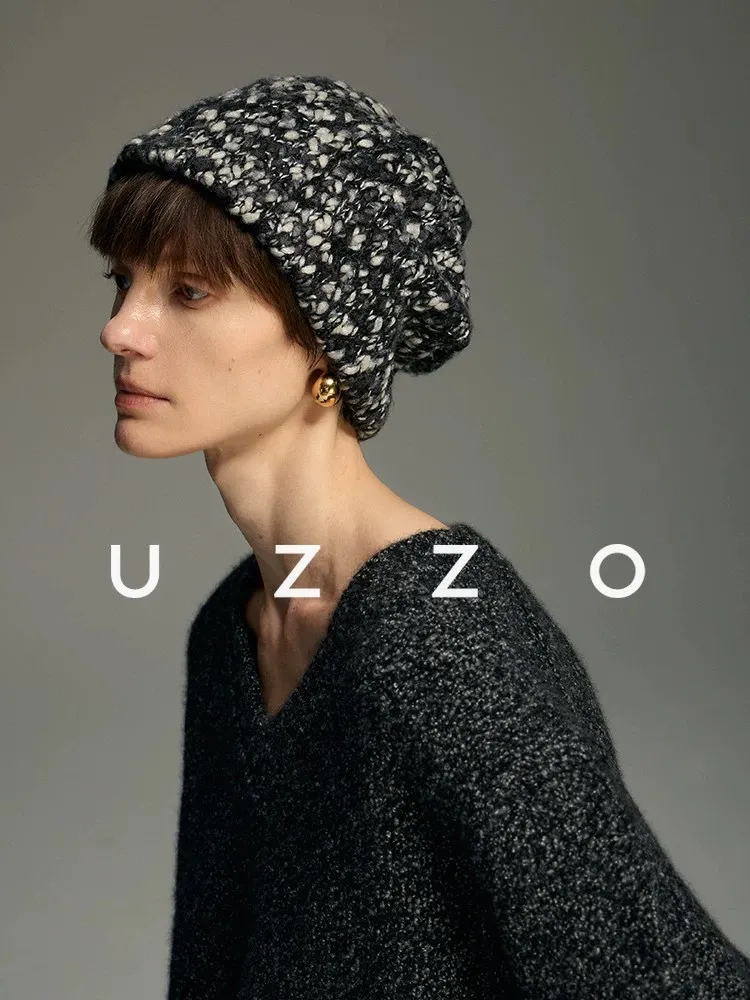 針織毛帽不到1500元就能入手。翻攝UZZO淘寶官網