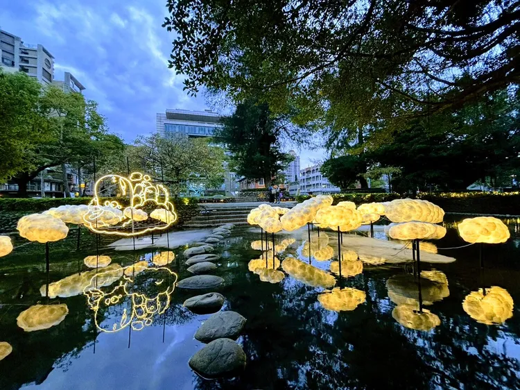 黃色燈區「徜徉雲端」。新竹市府提供