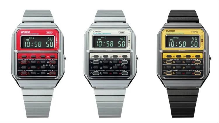 紅款CA-500WE（左起）1900元、白款CA-500WE 1900元、黃款CA-500WEGG 2500元。品牌提供