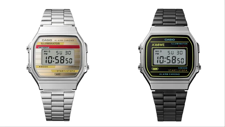 A168WEHA-9A（左）1800元、A168WEHB-1A（右）2600元。品牌提供