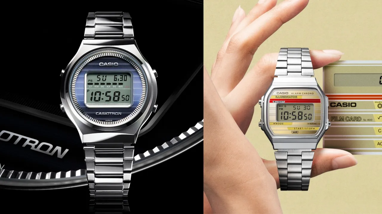 CASIO推出一系列復刻錶款。品牌提供