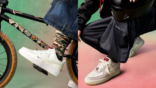 Nike招牌勾勾長龍鱗 絕美粉紫色Air Force踩上「如有龍助」