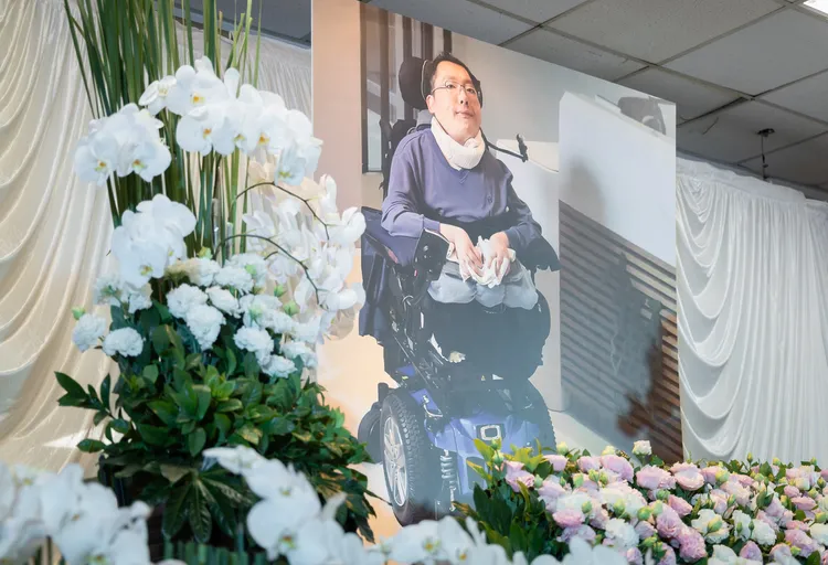 陳俊翰的告別式在新竹市舉行。總統府提供