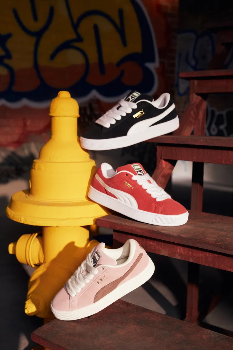 全新推出的SUEDE XL將鞋舌、鞋領加厚打造出胖圓外觀。品牌提供