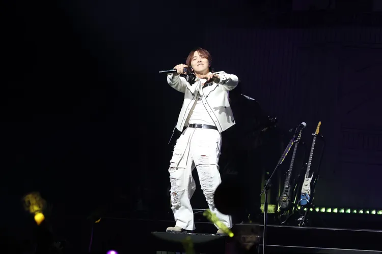 李洪基滿意這次場地有搖滾區。彭欣偉攝