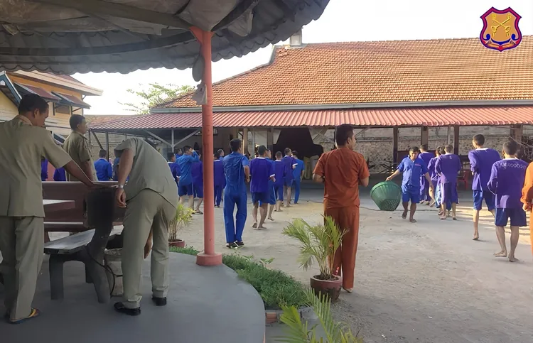 柬埔寨監獄實景。翻攝自臉書粉專「泰國清邁象 Chiang Mai Elephant」