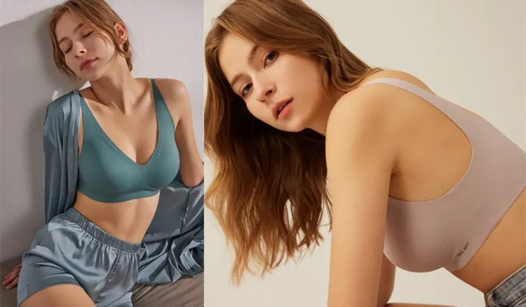 集中包覆，除了穿起來舒服，也能修飾胸型。