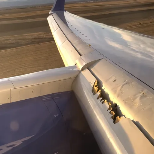 聯合航空禍不單行 航班機翼受損、接炸彈威脅