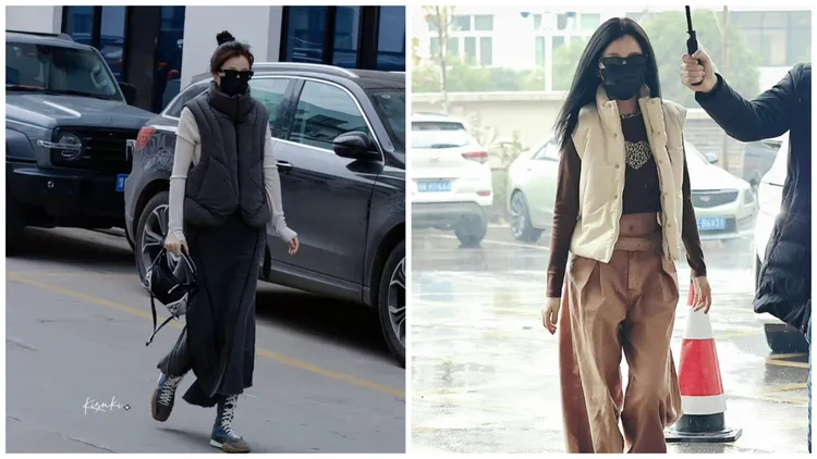 羽絨背心是虞書欣在冬日穿搭中的愛用單品。翻攝小紅書