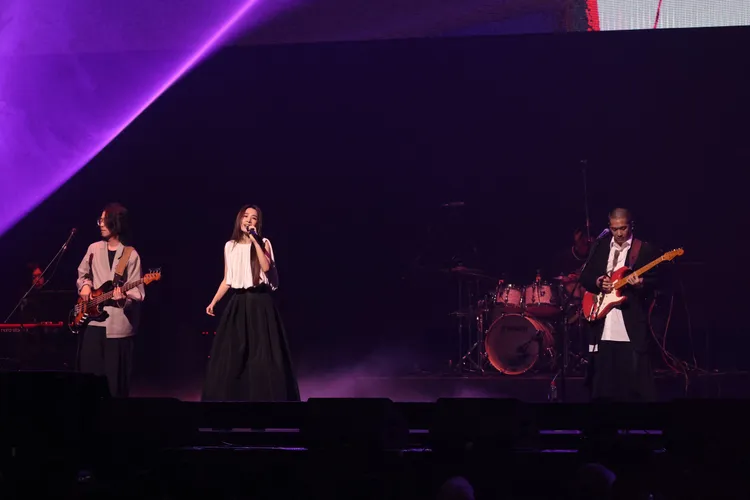 金曲歌后田馥甄與deca joins美聲合鳴。彭欣偉攝