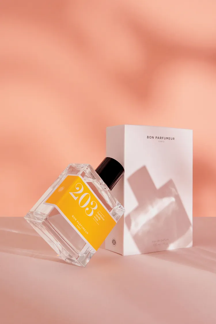 Bon Parfumeur 中性淡香精#203，15ml／1080元、30ml／1800元。品牌提供