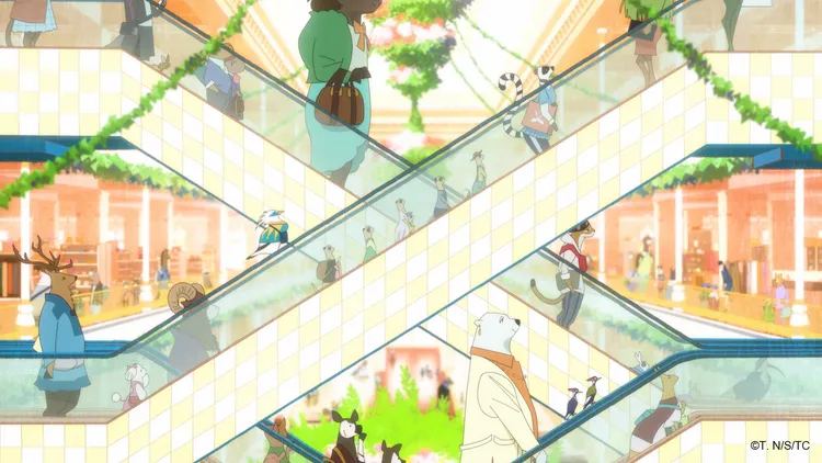 《北極百貨的秋乃小姐》裡的顧客都是滅絕動物。台北双喜電影提供