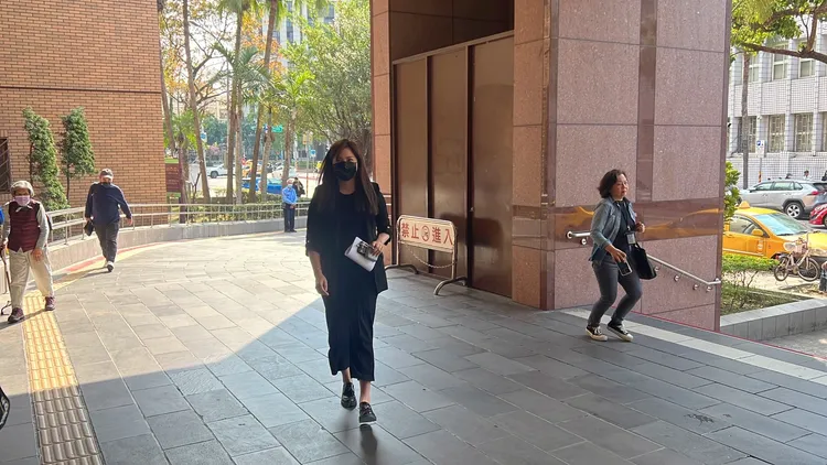 鍾沛君今天再出庭。陳彩玲攝